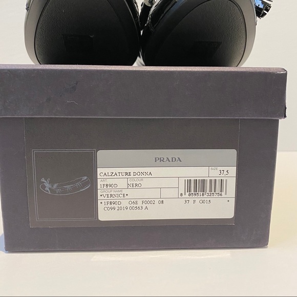 NIB PRADA patent leather tassel flat - Picture 12 of 12